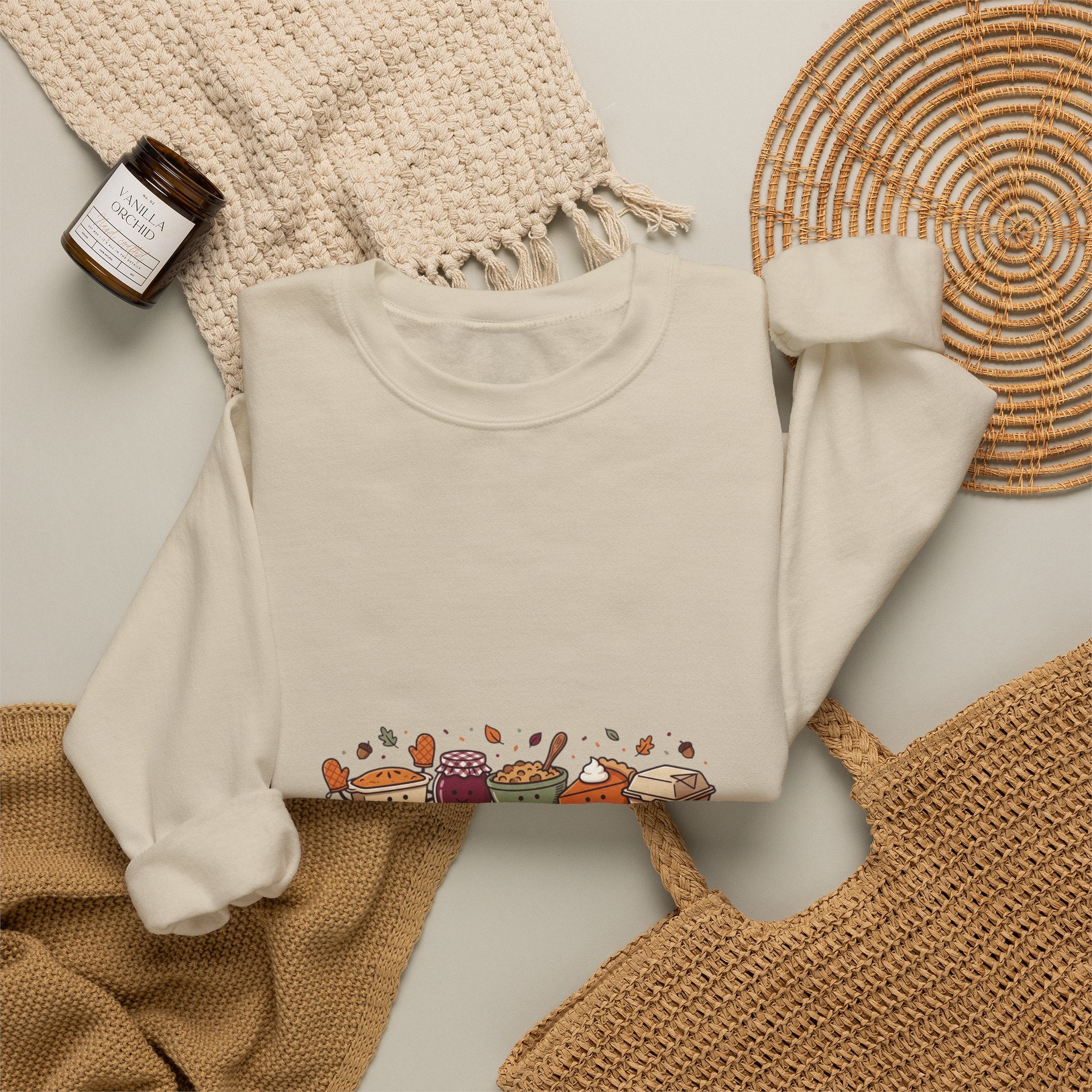 Friendsgiving Crew, Thanksgiving Crewneck | Pumpkin Pie, Fall Foliage