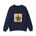 Astrology Starburst Crewneck Sweatshirt — Zodiac Horse Pattern