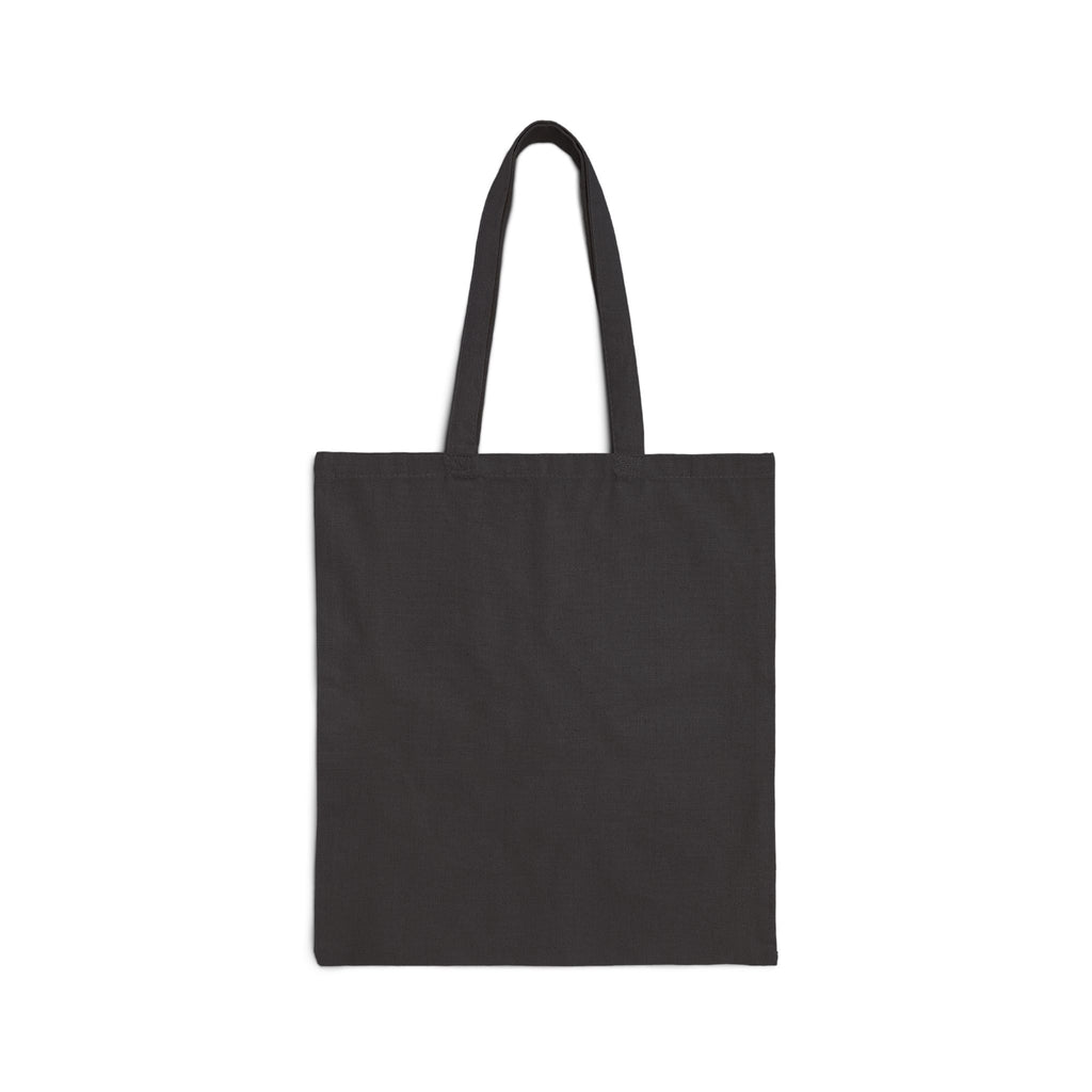 Momster Halloween Tote, Cotton Canvas Bag, Retro Spooky Lettering & Bats