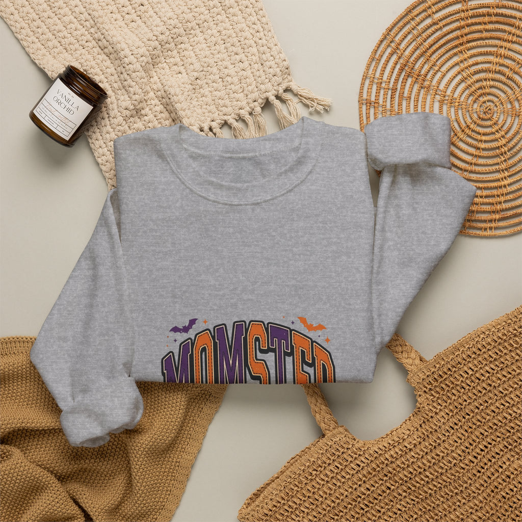 Momster Retro Halloween Sweatshirt | Momster spooky season, bats