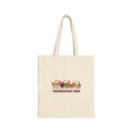 Friendsgiving Crew Tote, Thanksgiving Harvest Pumpkin Turkey Canvas