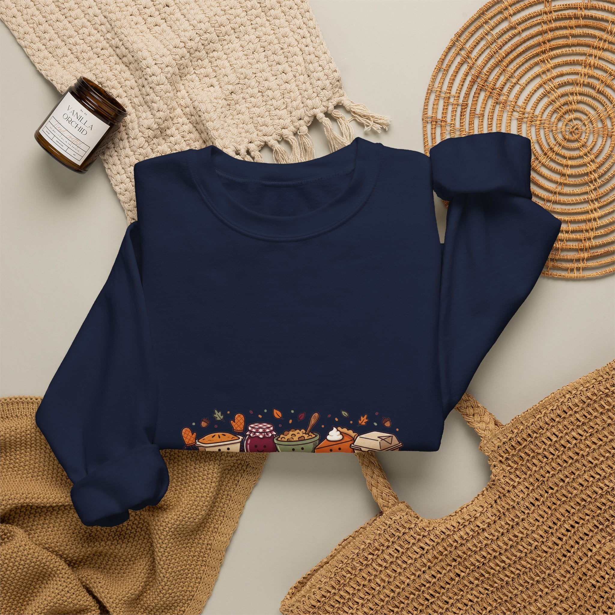 Friendsgiving Crew, Thanksgiving Crewneck | Pumpkin Pie, Fall Foliage