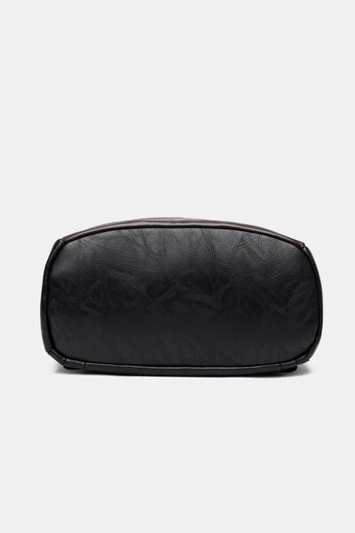 Stylish PU Leather Backpack for Everyday Adventures