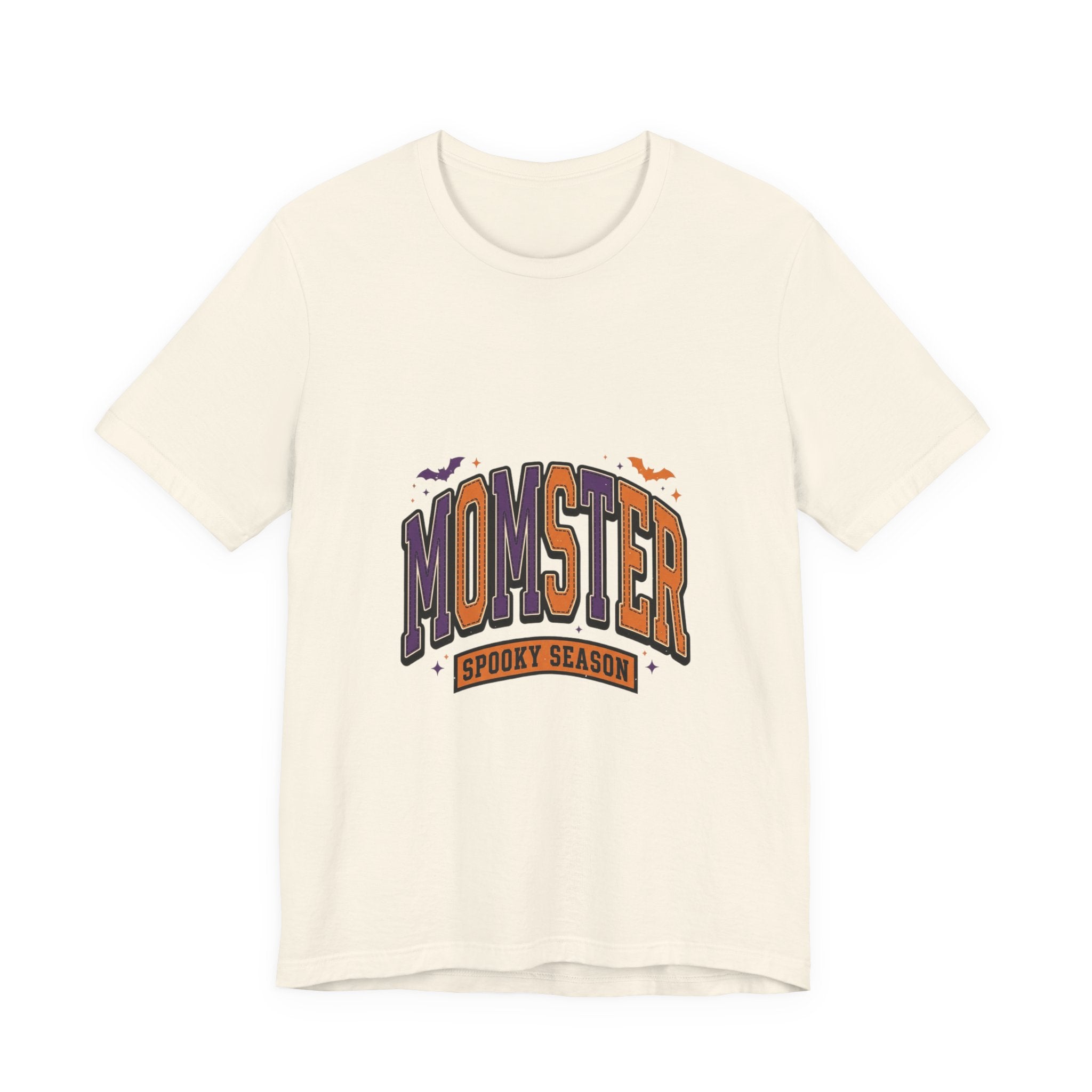 Momster Spooky Season Tee | Halloween Mom shirt, purple orange bats
