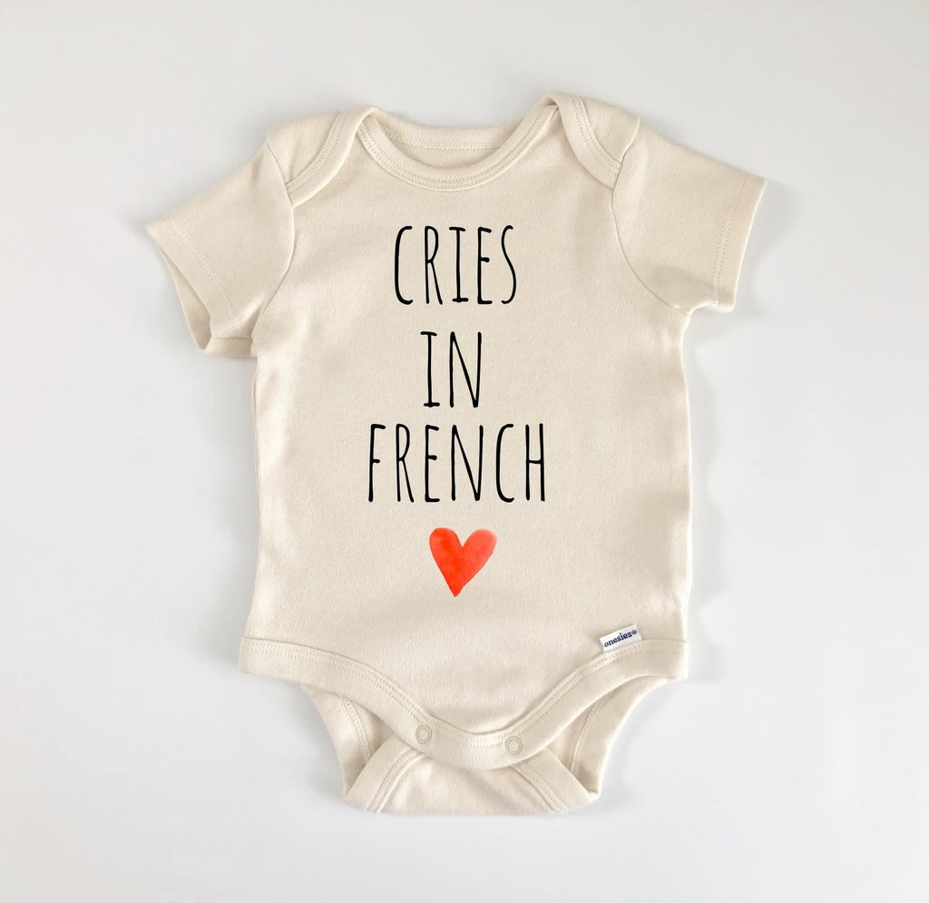 French France - Baby Boy Girl Clothes Infant Bodysuit Funny Cute
