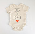 French France - Baby Boy Girl Clothes Infant Bodysuit Funny Cute