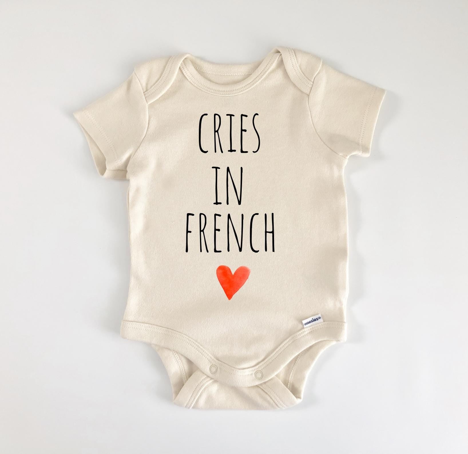 French France - Baby Boy Girl Clothes Infant Bodysuit Funny Cute