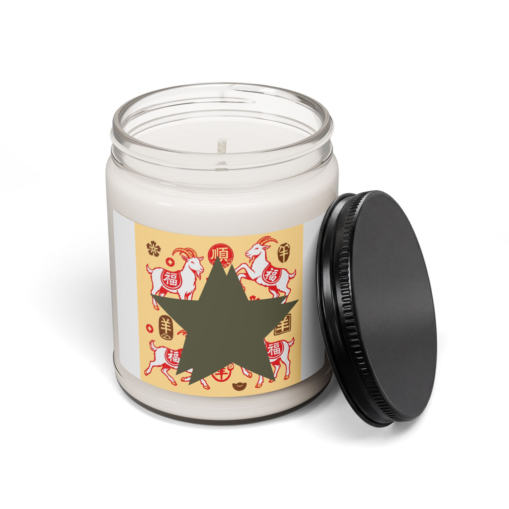 Soy Candle 9oz — Lunar New Year Goat Design Scented Jar