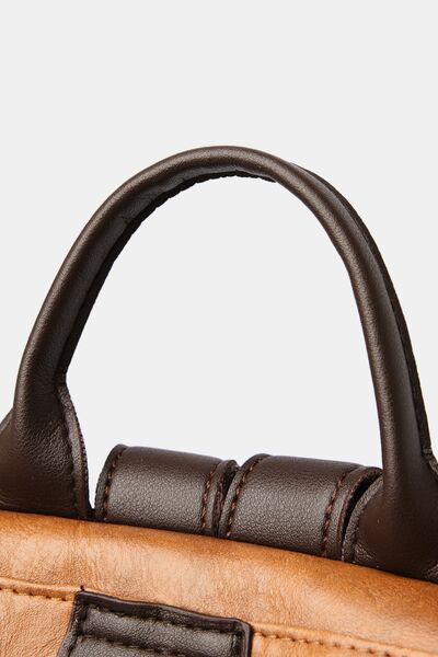 Stylish PU Leather Backpack for Everyday Adventures