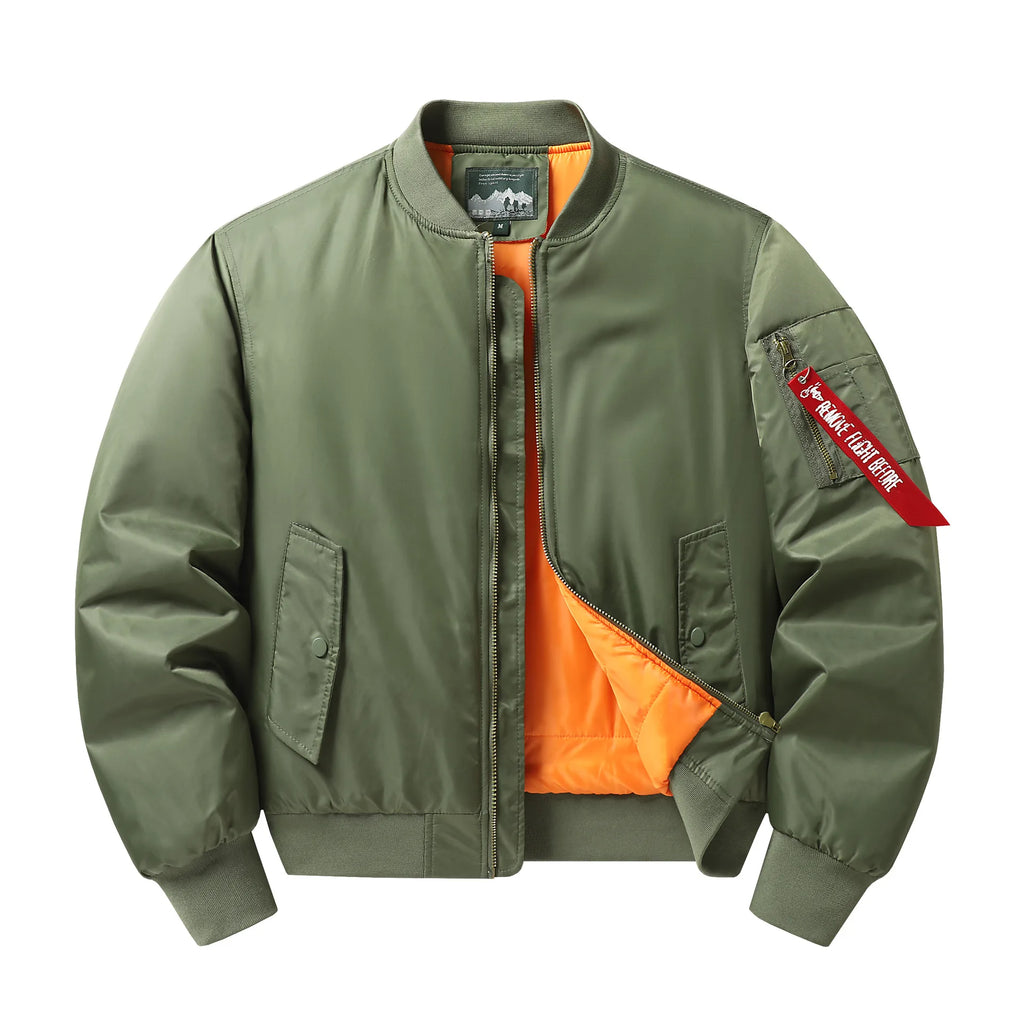 2026 Autumn/Winter Flight Jacket Men's Trendy Brand Retro Outerwear with Cotton Baseball Shirt Coat