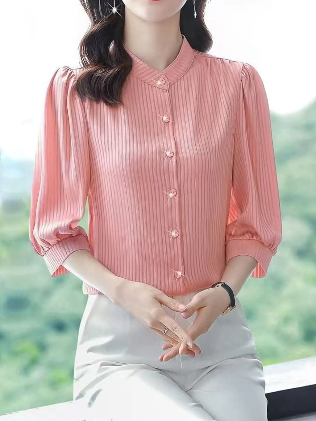Korean version of loose and lazy style T-shirt small summer fashion foreign style casual age slimming half sleeve top