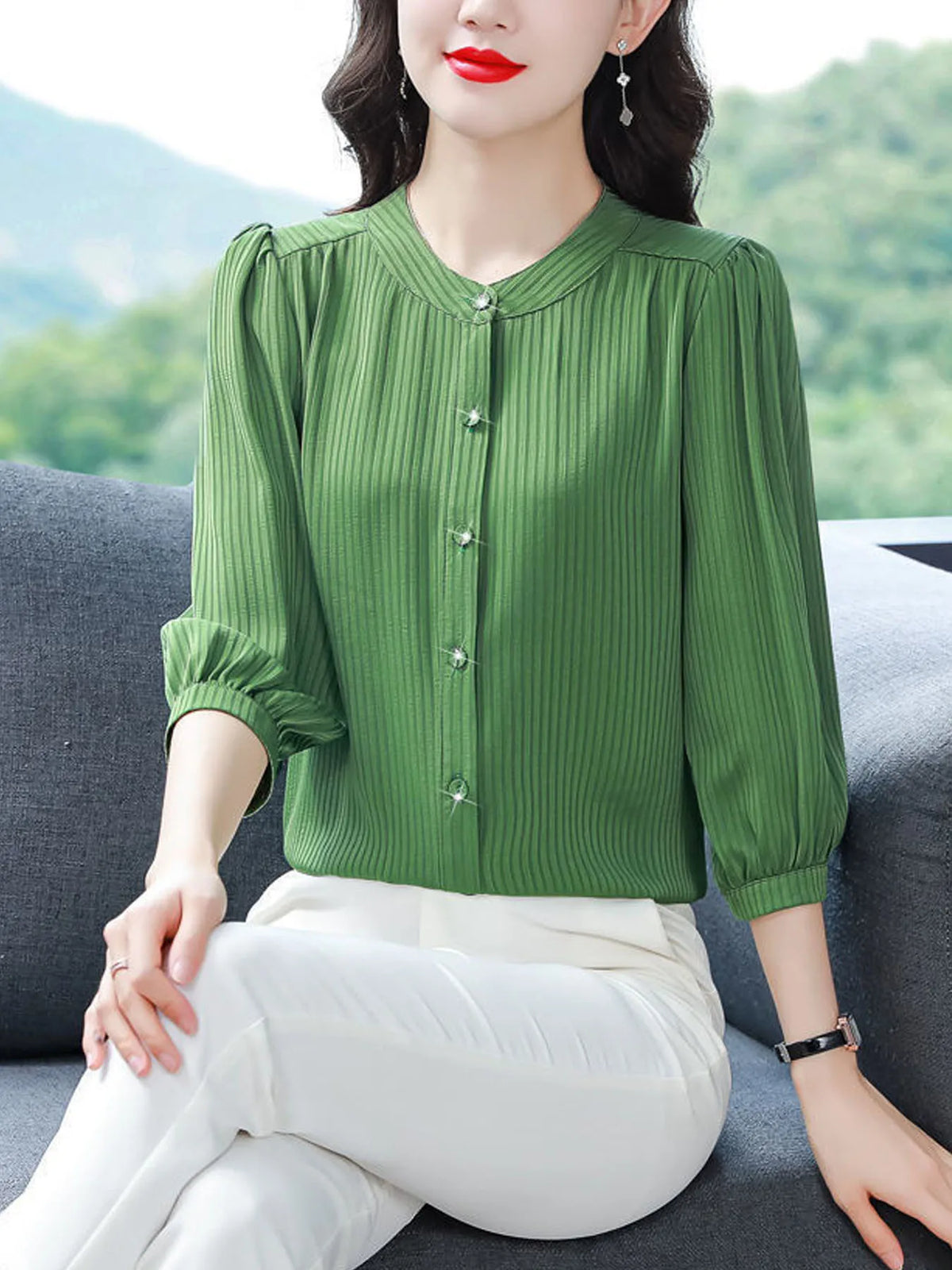 Korean version of loose and lazy style T-shirt small summer fashion foreign style casual age slimming half sleeve top