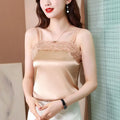 A new summer lace halter top for women's fashion, with a unique design inside and a sexy and beautiful back outside