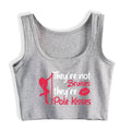 They're Not Bruises They're Pole Kisses Printed Cotton Tank Top Pole Dancer Funny Sexy Training Crop Top Gym Fitness Camisole