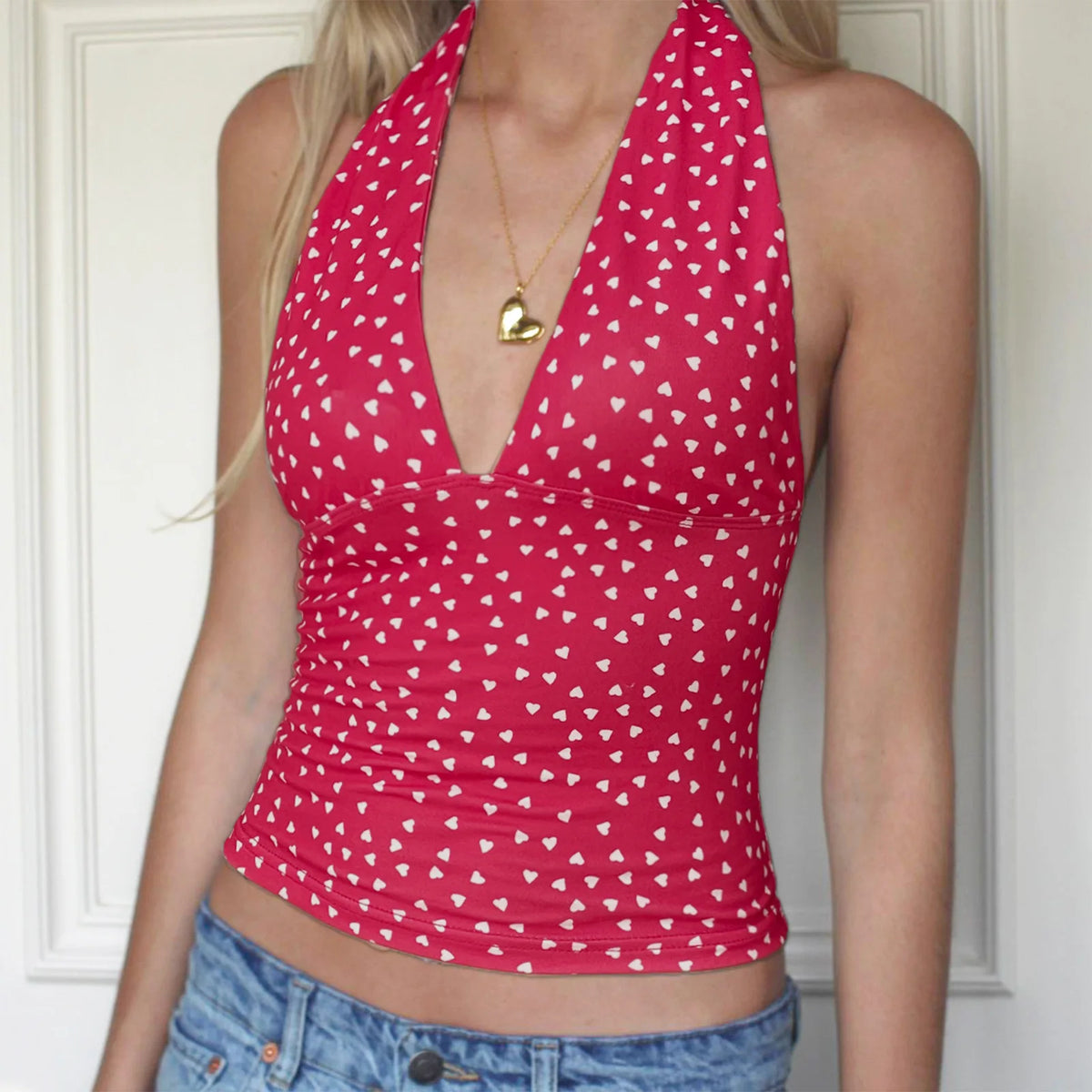 Women Turquoise Ribbed Halter Crop Top Deep V Sleeveless Side Ruched Slim Fit Cropped Tank 2026 Ladies Summer Casual Outfit New