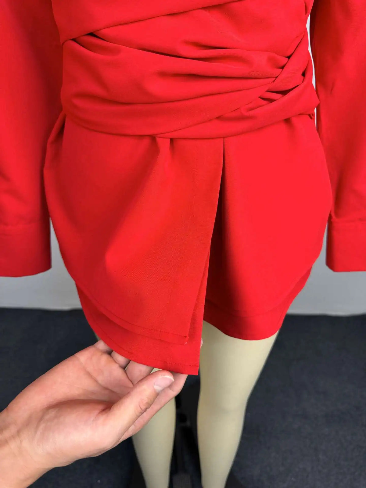 BJTZ 2026 Spring Summer Women Solid Color Tie Waist Slim Long Sleeve Shirt Elegant Casual Tops