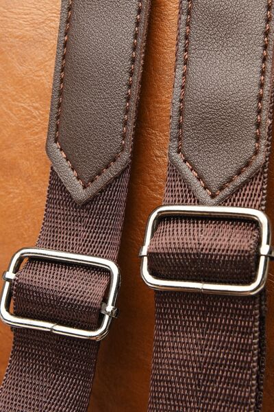 Stylish PU Leather Backpack for Everyday Adventures