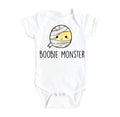 Breastfeeding Monster - Baby Boy Girl Clothes Infant Bodysuit Funny